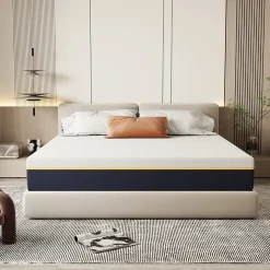 Matelas adulte double en mousse, 140x200 cm, 21 cm d'épaisseur