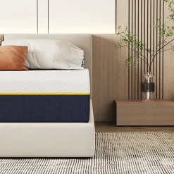 Matelas adulte double en mousse, 140x200 cm, 21 cm d'épaisseur