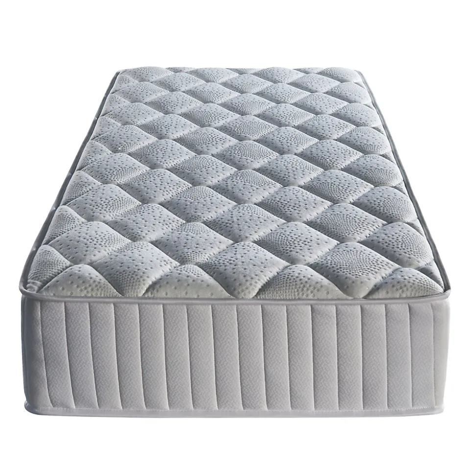 Matelas benjamin a Ressorts + 3,5 cm Memoire de Forme 70 Kg/m3 - 80x190 Hauteur +/- 30,5 cm - Accueil Moelleux - Soutien Ferme -