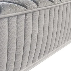 Matelas benjamin a Ressorts + 3,5 cm Memoire de Forme 70 Kg/m3 - 80x190 Hauteur +/- 30,5 cm - Accueil Moelleux - Soutien Ferme -