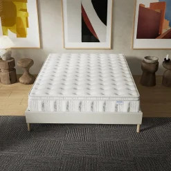 Matelas Celestia - Épaisseur 30 cm - Ressorts ensachés & Mousse Charbon Actif - Indépendance de couchage - (160 x 200 cm)