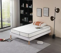 Matelas clic clac - 140x190 - 10 cm hauteur - soutien ferme - confort optimal - usage quotidien