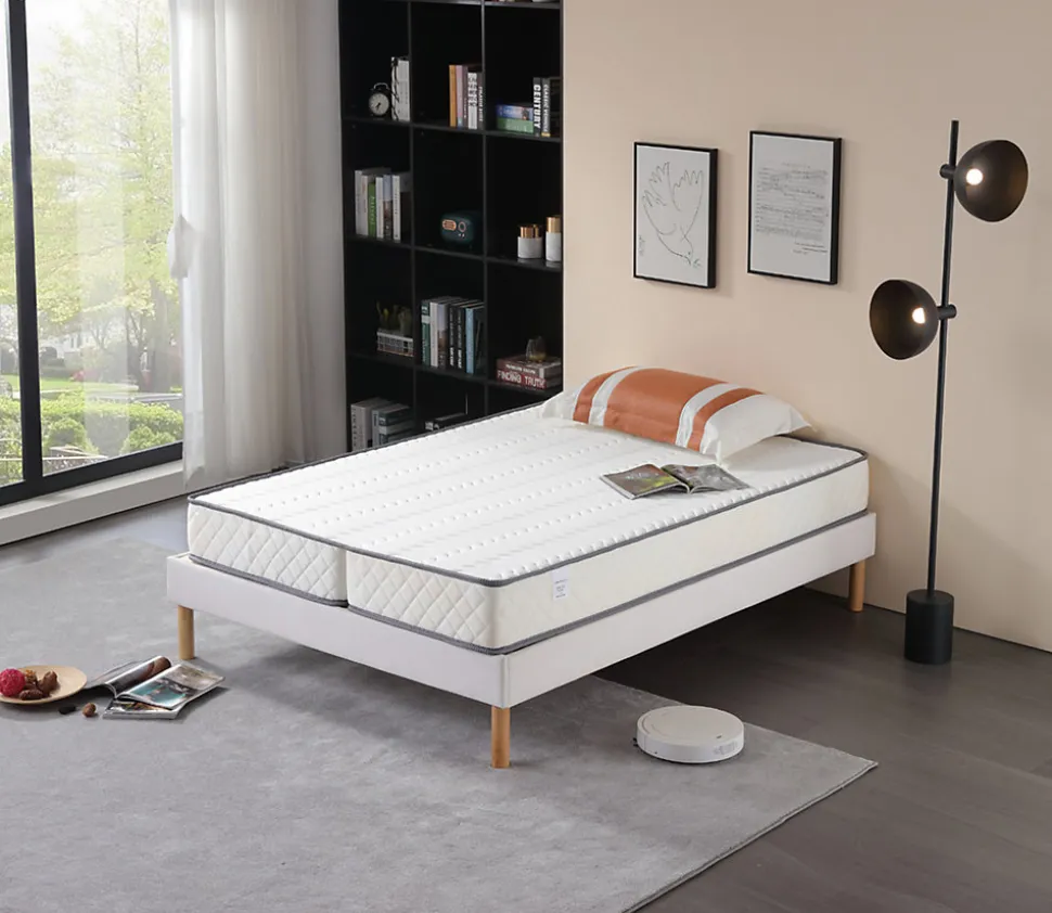 Matelas clic clac - 140x190 - 10 cm hauteur - soutien ferme - confort optimal - usage quotidien