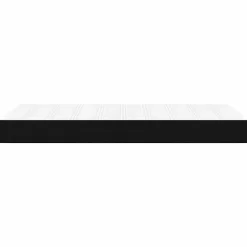 Matelas de lit à ressorts ensachés fermeté moyenne noir 120x190x20 cm Tissu vidaXL