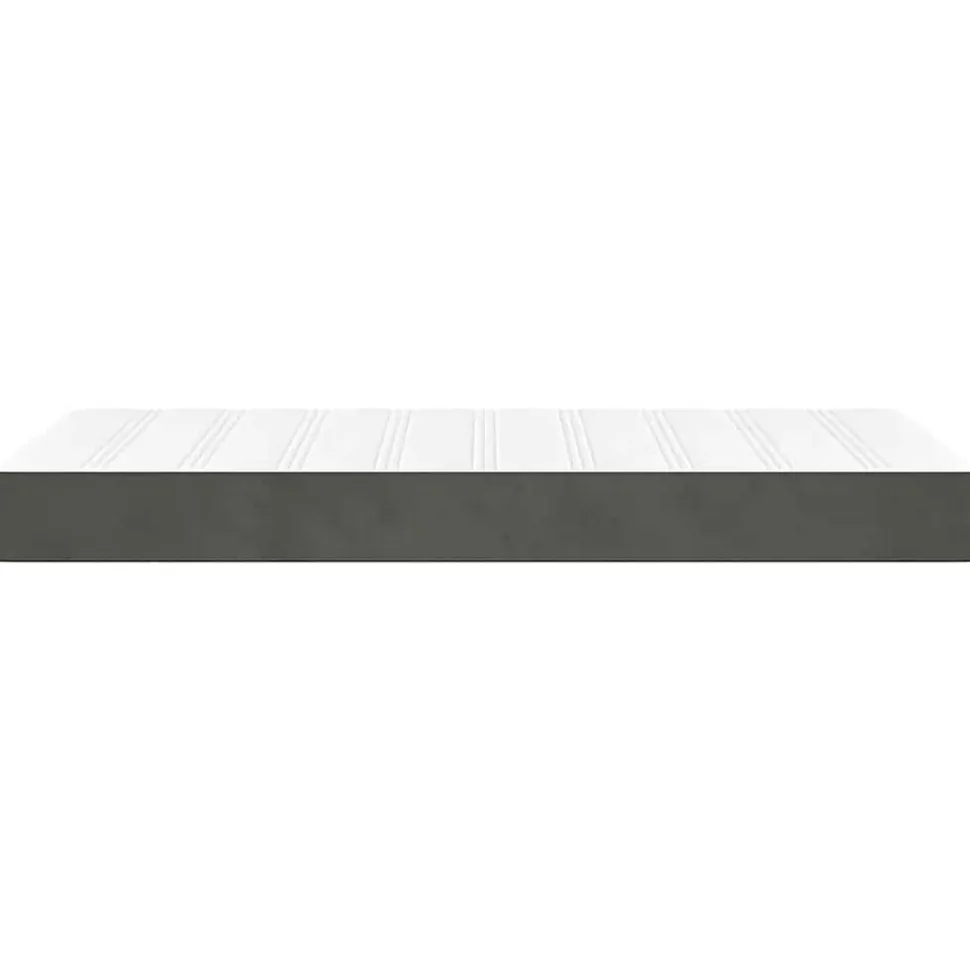 Matelas de lit à ressorts ensachés fermeté moyenne 100x210x20 cm velours vidaXL