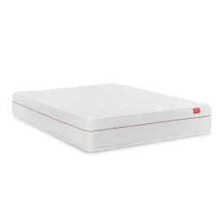 Matelas Deluxe Orthopédique 190 x 140 cm, 27 cm. Ressorts ensachés et viscoélastique, réversible, soutien medium, tissu respirant.
