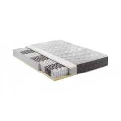 Matelas double Davanz, matelas en mousse à mémoire de forme, matelas ergonomique, matelas à ressorts ensachés, 140x190xh28 cm