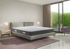 Matelas double Davanz, matelas en mousse à mémoire de forme, matelas ergonomique, matelas à ressorts ensachés, 180x200xh28 cm