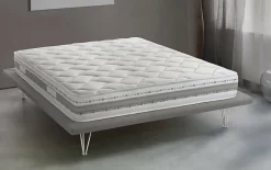 Matelas double Dfiorio, matelas amovible en mousse à mémoire de forme et Waterfoam,, 120x200h21 cm