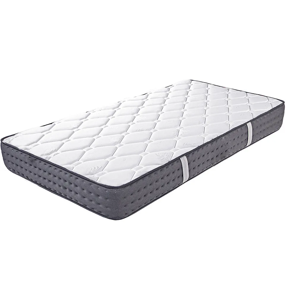 Matelas ELYA en mousse, réversible 3D avec face été/ hiver, mémoire de forme, indépendance du couchage- 90 X 190 X 20 cm