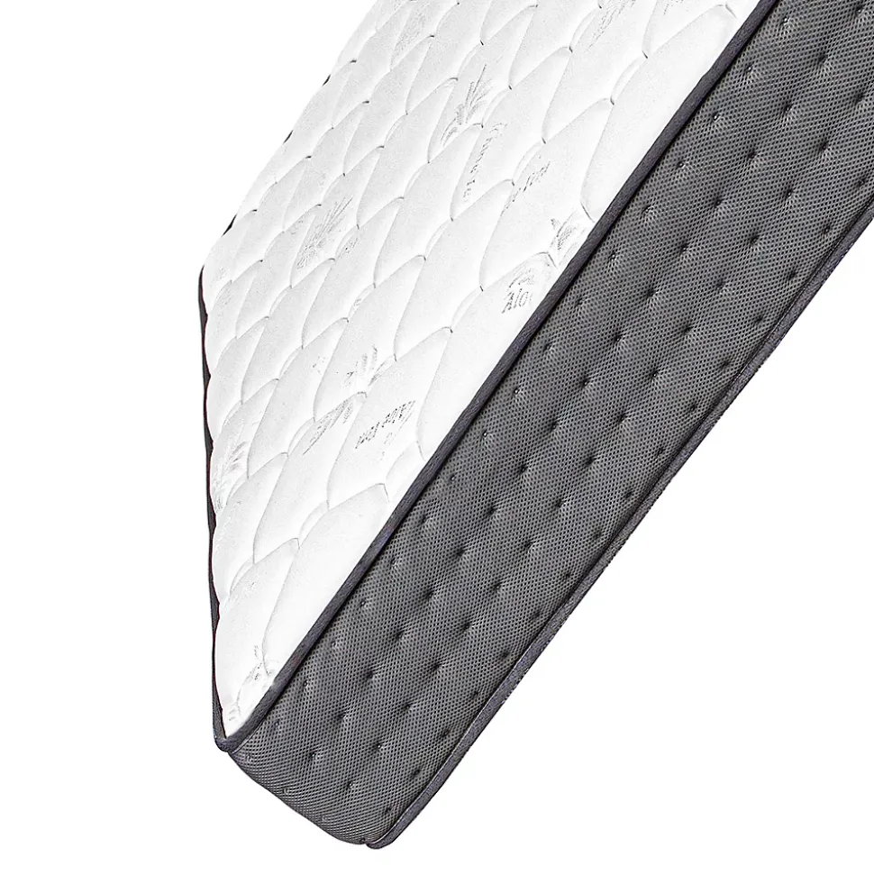 Matelas ELYA en mousse, réversible 3D avec face été/ hiver, mémoire de forme, indépendance du couchage- 90 X 190 X 20 cm