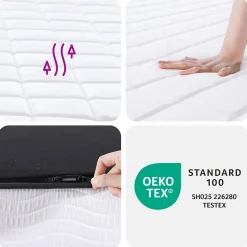 Matelas en mousse moyennement doux 90x190 cm vidaXL