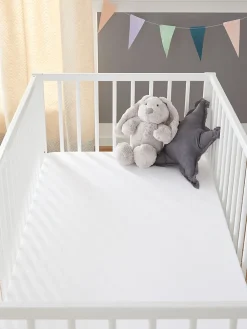 Matelas Enfant/Bébé Climatisé - 1 Face Été Fraîche et 1 Face Hiver Ouatinée - Anti-acarien - Oeko-Tex - Fabrication française