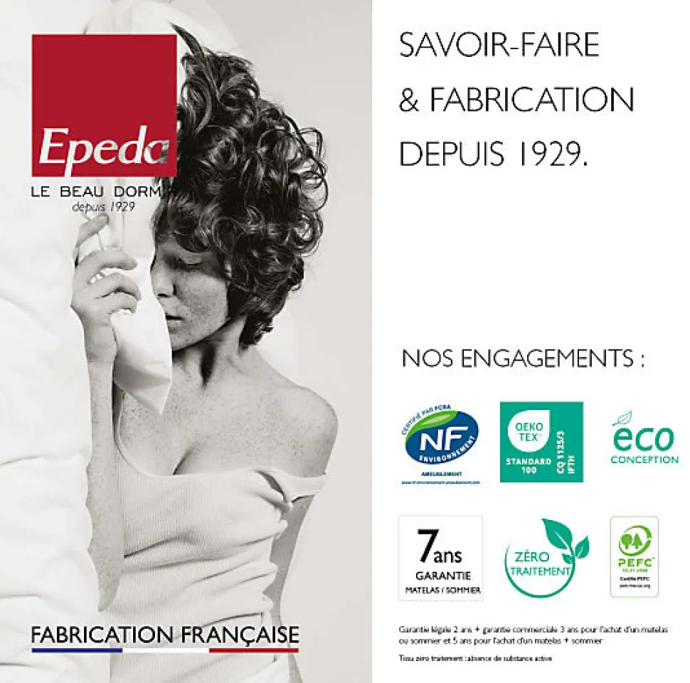 Matelas Epeda BEAU SEJOUR 90x200 Ressorts