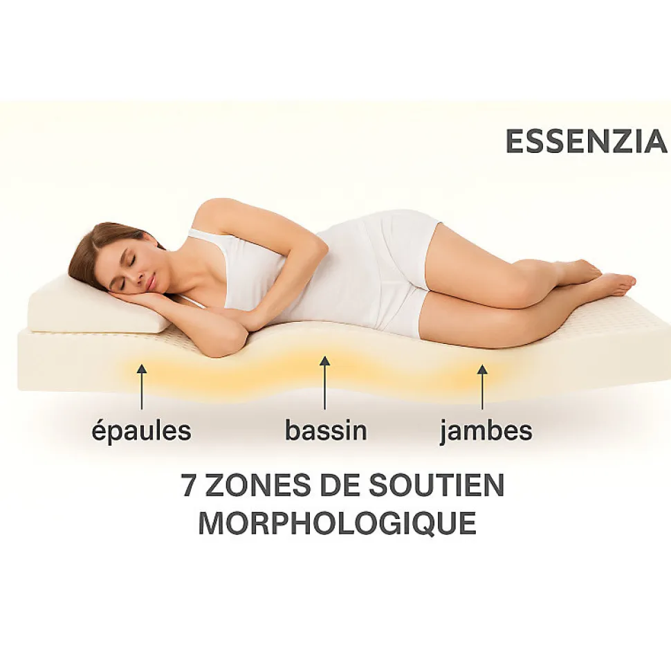 Matelas Essenzia MORPHOZONE 210 Relax 80x190 Latex