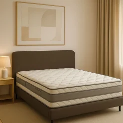 matelas face de contact Mémoire de Forme 62 Kg/m3 100x200 x 21 cm Très Ferme - 7 Zones de Confort - Noyau Aertech+ 35 Kg/m3 HR Hau