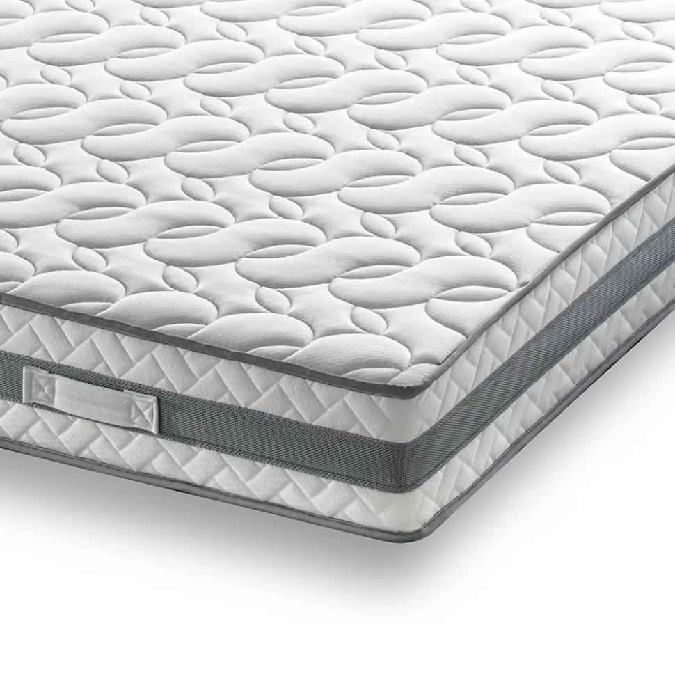 matelas face de contact Mémoire de Forme 62 Kg/m3 100x200 x 21 cm Très Ferme - 7 Zones de Confort - Noyau Aertech+ 35 Kg/m3 HR Hau