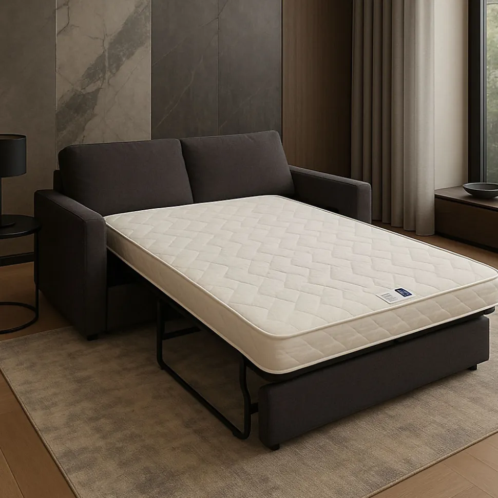 Matelas Ferme contact Mémoire de Forme Pour Canapé Lit 130x190 x 10 cm - 5 zones de Confort - rembourrage 100 % polesther - âme 10