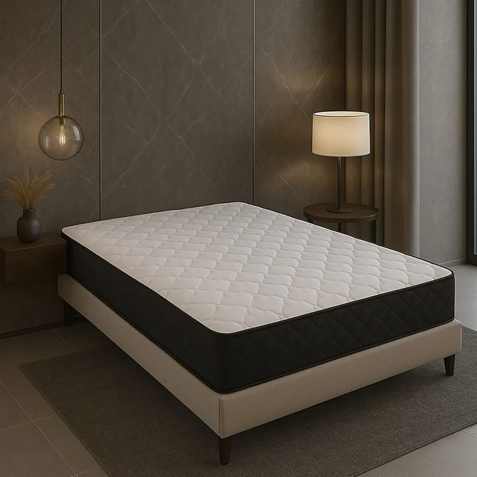 Matelas Latex 65 Kg/m3 + embourrage 100 % polesther - âme 100 % polyuréthane poli lattex 33 Kg/m3 140x200 x 19,5 cm Tres Ferme 5 Z