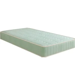 Matelas Luxe 80x190 - Hauteur 18 cm - Ressorts Ensaches + 5 cm Memoire de Forme 60 Kg/m3 - Accueil Moelleux - Soutien Ferme - 5 Zo