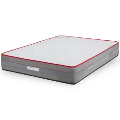 Matelas Luxury - ressorts ensachés et viscoélastique pour un soutien adaptatif, 27 cm.