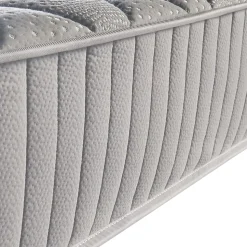 Matelas Marie a Ressorts Ensaches + 3,5 cm matelas face de contact latex en 70 Kg/m3-90x190 Hauteur +/- 25,5 cm - Accueil Moelleux