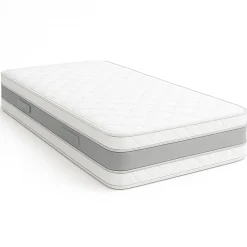 Matelas Memoire de Forme 80x200 - Hauteur 21 Cm - Soutien Tres Ferme - Confort Optimal - Usage Quotidien - Doux Repos - DELUXE MEM