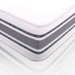 Matelas Memory Foam 90x190, Hauteur 30 cm - Déhoussable, Revêtement Bayscent, Respirant. Cabrio