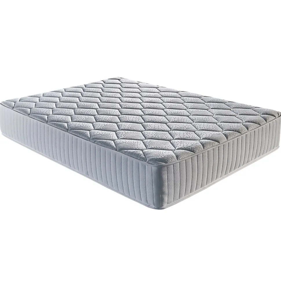 Matelas memoryplus a Ressorts Ensaches + 3,5 cm contact latex à 70 % en 70 Kg/m3 - 140x200 Hauteur +/- 22,5 cm - Accueil Ferme -