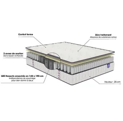 Matelas Merinos COSY LIT 90x190 Ressorts