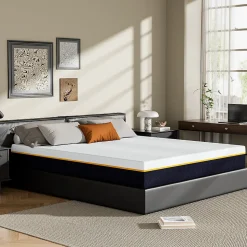 Matelas Mousse à Mémoire 160x200 cm + Sommier Tapissier, Épaisseur 17 cm