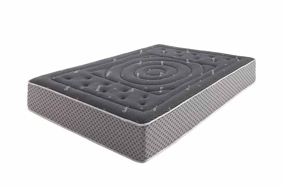 Matelas Mousse Premium Black Multizone, 27cm, 160x200cm - Moonia
