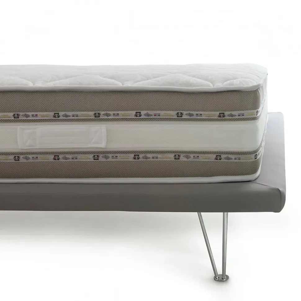 Matelas mousse 160x190 cm Talamo Italia accueil dynamique soutien medium epaisseur 27 cm Non specifie zones housse de matelas