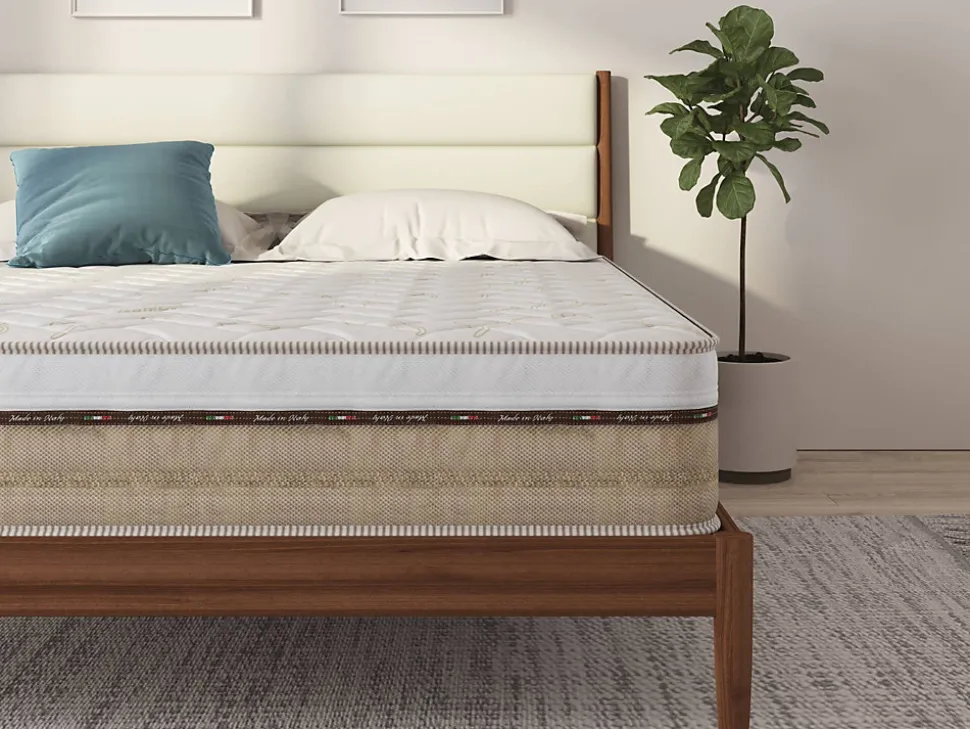 Matelas mousse 80x200 cm Talamo Italia accueil dynamique soutien moelleux epaisseur 25 cm housse de matelas