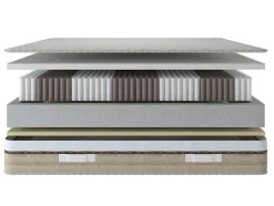 Matelas mousse 80x200 cm Talamo Italia accueil dynamique soutien moelleux epaisseur 25 cm housse de matelas