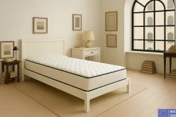 Matelas Mousse 90x200 New York, Ferme, Réversible, Côté Été/hiver, H15 Cm