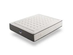 Matelas mousse 90x200 therapy carbone anti stress mousse h.r. épaisseur 19 cm tissu 3d système airfresh