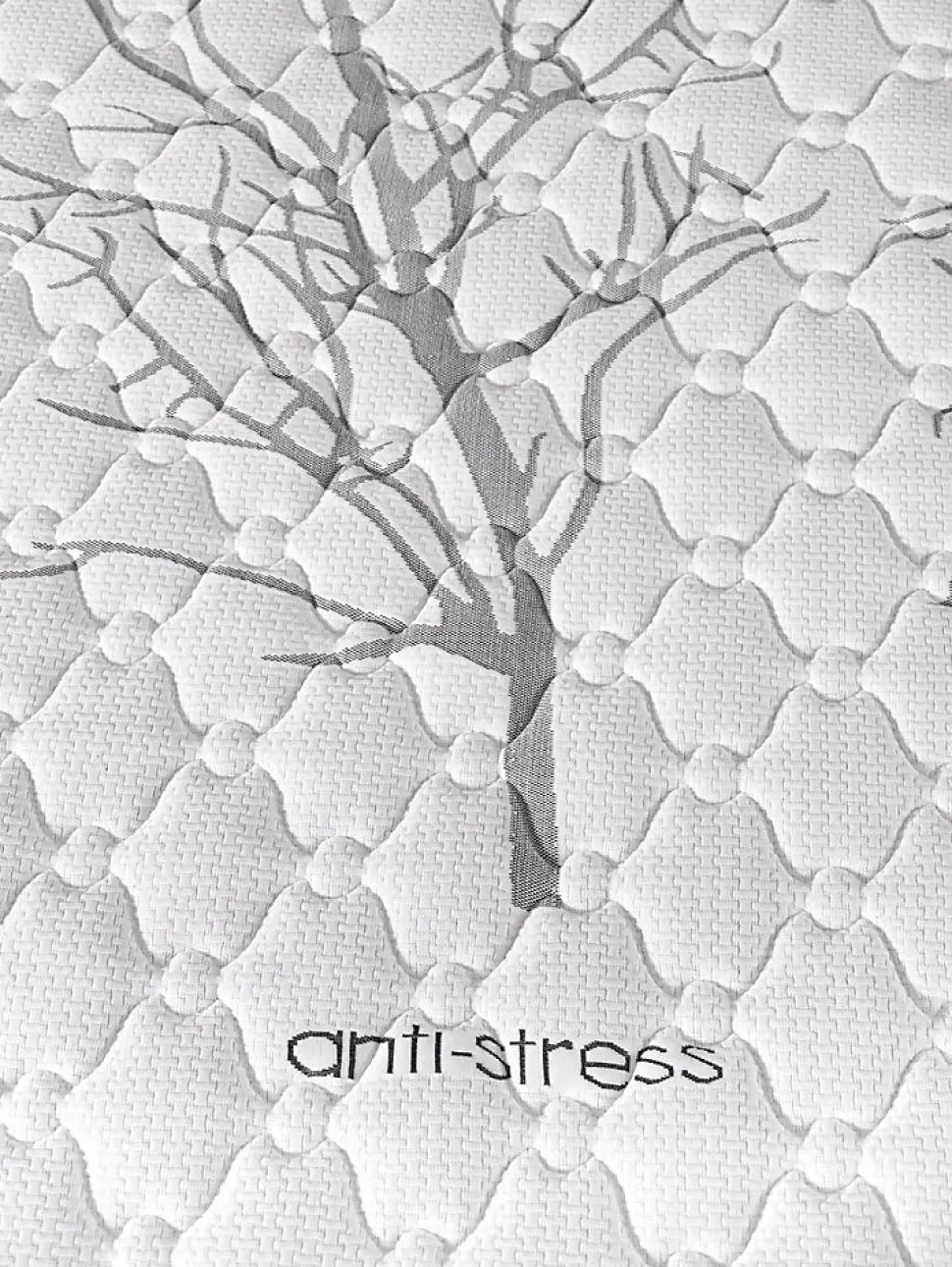 Matelas mousse 120x190 therapy carbone anti stress mousse h.r. épaisseur 19 cm tissu 3d système airfresh