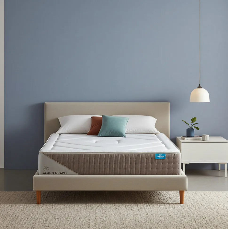 Matelas Nature Cloud Graph Taille 190 x 150 cm Hauteur 28 cm