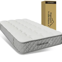Matelas Orthopédique 90x200 cm, 7 Zones de Confort, Ressorts ensachés et Mousse Froid, Soutien H3 Moyenne Ferme, H 20 cm, Blanc