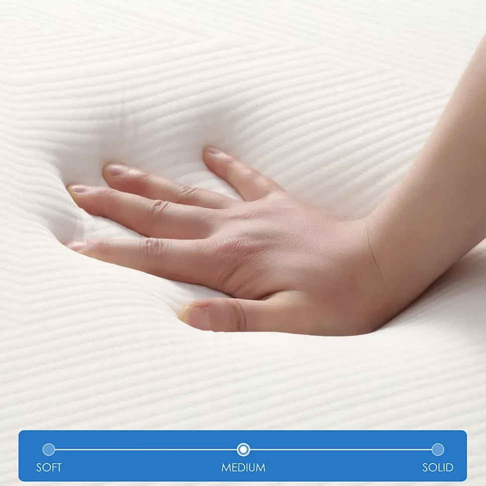 Matelas Pliant Triple 75X195CM, Matelas Polyvalent, 15cm Mousse épaisse, Housse Amovible et Lavable en Machine, Poignée de