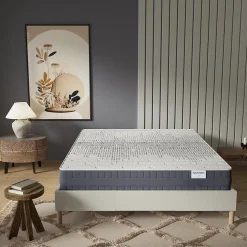Matelas Polaris - Mousse Graphène à Mémoire de Forme- Fraîcheur -Régulation Thermique - (140 x 190 cm) -Épaisseur 22cm