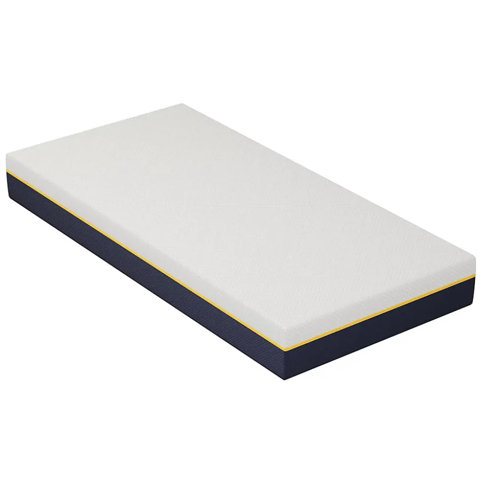 Matelas pour adulte 90 x 200 cm, épaisseur 21 cm (mousse à mémoire de forme + fibres de charbon de bambou)