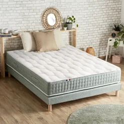 Matelas ressort 7 zones face hiver/été 180x200