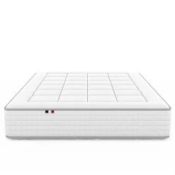 Matelas ressort 1600x2000 cm id literie soutien ferme accueil souple 7 zones epaisseur 30 cm protege-matelas