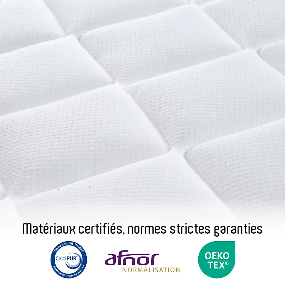Matelas Ressorts Bartoldi 180x200 cm Accueil Mousse supersoft