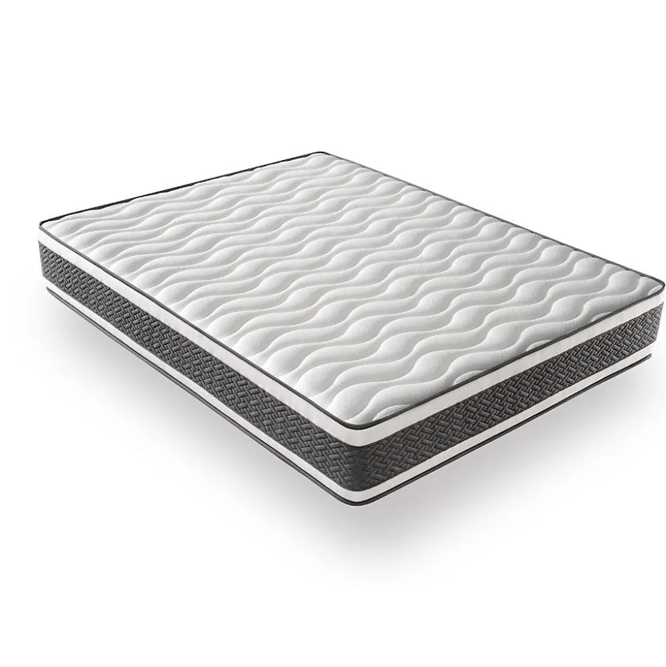 Matelas Ressorts Ensachés 140x200 Montecarlo, Ferme, Réversible, Côté Été/hiver, H25 Cm
