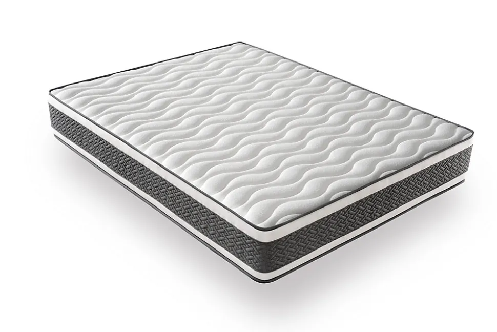 Matelas Ressorts Ensachés 140x200 Montecarlo, Ferme, Réversible, Côté Été/hiver, H25 Cm