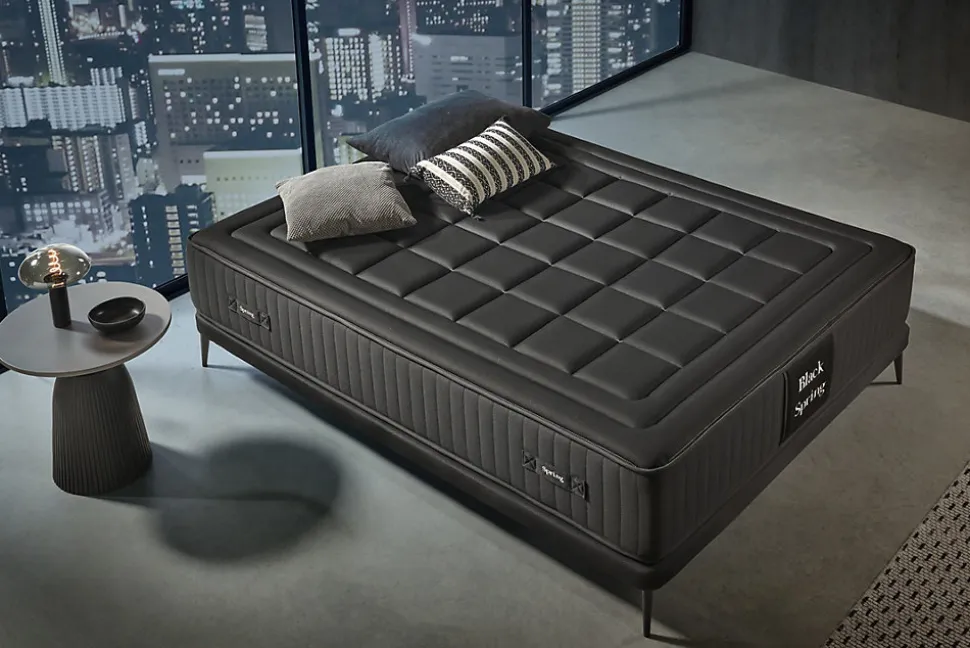 Matelas Ressorts Ensachés Black Spring Royal, 30cm, 140x190cm - Moonia