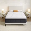 Matelas Ressorts 160x200 cm, Confort, 7 Zones Ergonomique,25 cm d'épaisseur